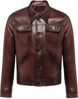 Thumbnail for your product : Prada shirt style leather jacket