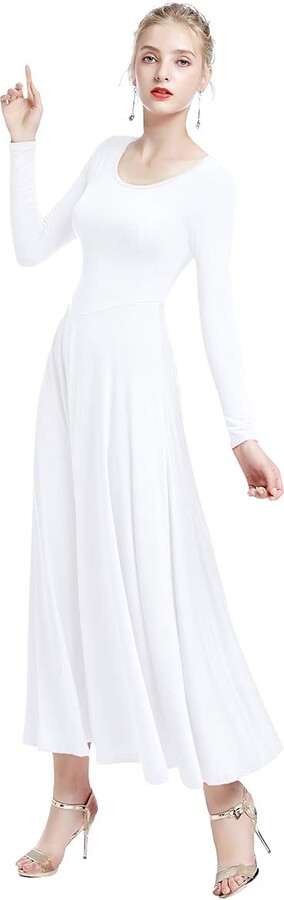 ODASDO Sequin Praise Dance Dresses For Women Lyrical Dance