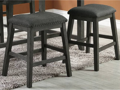 Contemporary Dining Room Furniture Chairs Set Of 2 t High Stools Finish Wooden