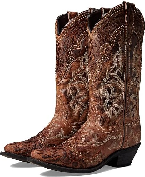 Laredo Braylynn Women's Boots Brown : 6 B - Medium Leather