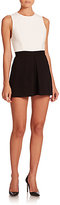 Thumbnail for your product : Alice + Olivia Rhode Two-Tone Short Jumpsuit