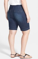 Thumbnail for your product : Jag Jeans 'Louie' Stretch Denim Bermuda Shorts (Plus Size)