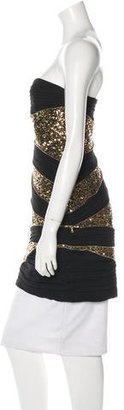 Robert Rodriguez Silk Sequin-Embellished Tunic