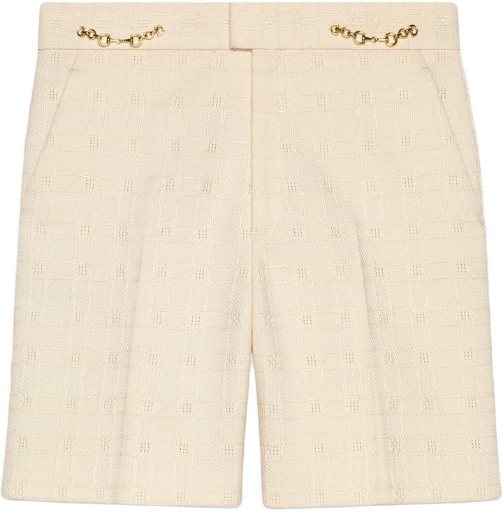 white gucci shorts