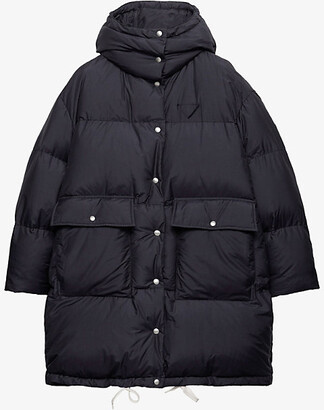 送料無料♡ADANOLA Oversized Puffer Jacket ダウン Oversized Puffer Jacket - Black | Parallel