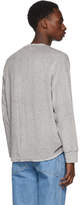 Thumbnail for your product : Eckhaus Latta Grey Velour Lapped Sweater