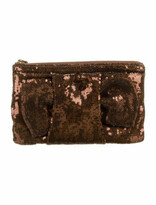 Thumbnail for your product : Felix Rey Sequin Bow Wristlet