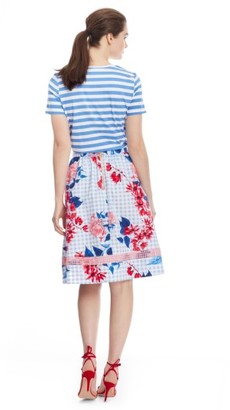Draper James Women's Garden Party Cotton Midi Skirt