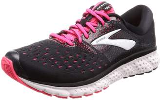 Brooks Women's Glycerin 16 D Running Shoe (BRK-120278 1D 40807D0 11 BLK/PNK/Gry)