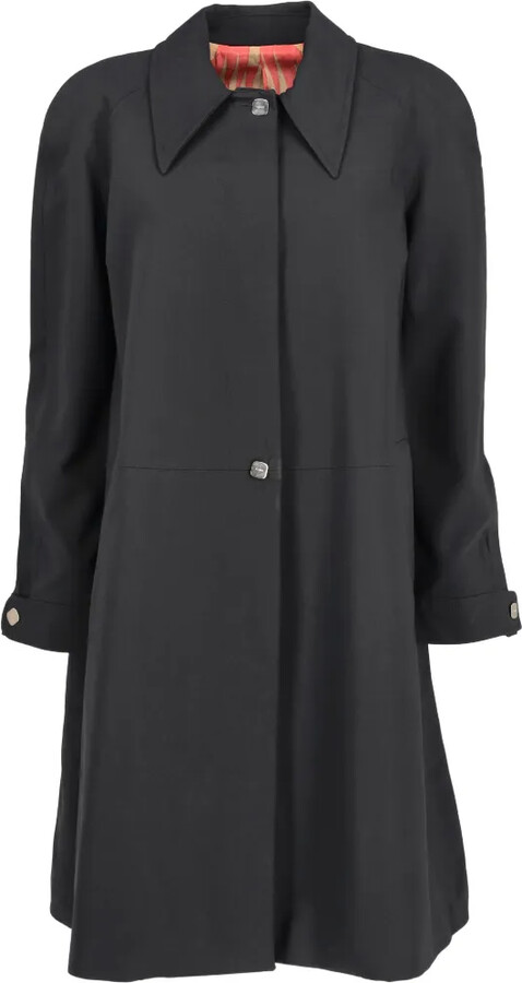 Fendi Pre-Owned Button Single-Breasted Coat