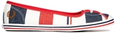 Thumbnail for your product : Fred Perry Jet Southsea Deckchairs Red Stripe Pumps