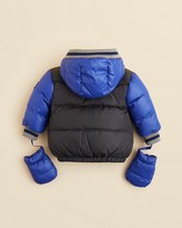 Thumbnail for your product : Add Down 668 Add Down Infant Boys' Hooded Bib Down Jacket - Sizes 12-24 Months