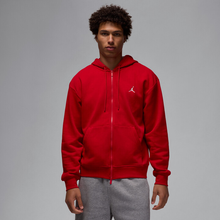 Men's Jordan Brooklyn Fleece Full-zip Hoodie in Red | FV7289-687