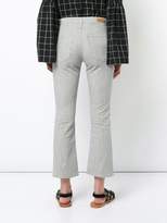 Thumbnail for your product : AG Jeans Jodi striped cropped jeans