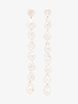 Thumbnail for your product : By Pariah 14K Yellow Gold Baroque Lariat Pearl Drop Earrings
