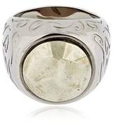 Thumbnail for your product : ara Engraved Ring With Pyrite
