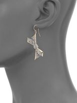 Thumbnail for your product : Alexis Bittar Crystal-Encrusted Origami Drop Earrings