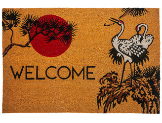 Entryways Victoria & Albert Museum Cranes Large Coir Doormat