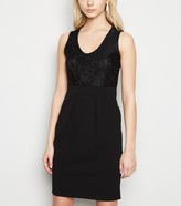 Thumbnail for your product : New Look Mela Lace Top Mini Bodycon Dress