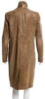 Thumbnail for your product : Helmut Lang Distressed Leather Coat