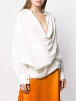 Thumbnail for your product : Jacquemus Portofino draped blouse