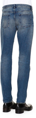 Maison Margiela Slim-Fit Faded Denim Jeans, Indigo