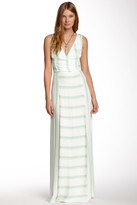 Thumbnail for your product : Ella Moss Anabel Stripe Surplice Maxi Dress