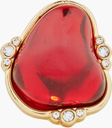 Thumbnail for your product : Kenneth Jay Lane Gold-tone stone ring