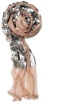 Thumbnail for your product : Elizabeth Gillett Sequin Net Skinny Scarf