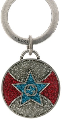 Gucci Glitter Logo Keychain