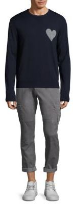 Michael Bastian Hearton Crewneck Wool Sweatshirt