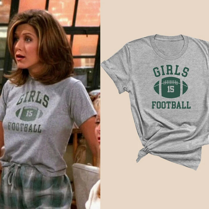 USEMEI Rachel Green Girls T-Shirt Women Men Friends TV Show Oversize T Shirt Vintage Aesthethic Cotton Short Sleeve T Shirts