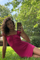 Thumbnail for your product : Motel Gaina Tie-Front Mini Dress