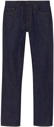 Burberry Straight Fit Japanese Selvedge Denim Jeans