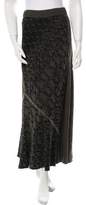 Thumbnail for your product : Burning Torch Embroidered Midi Skirt w/ Tags