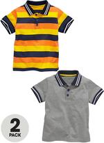Thumbnail for your product : Ladybird Boys Printed Polos (2 pack)