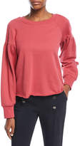 Thumbnail for your product : A.L.C. Gilmore Crewneck Long-Sleeve Cotton Sweatshirt
