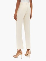 Thumbnail for your product : Valentino Tailored Slim-fit Wool-blend Trousers - Ivory