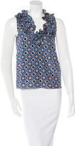 Thumbnail for your product : Marni Sleeveless Ruffle-Trimmed Top
