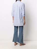 Thumbnail for your product : MC2 Saint Barth Helena all-over embroidery shirt