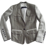 Thumbnail for your product : Barbara Bui Beige Silk Jacket