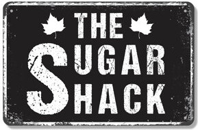 SignMission The Sugar Shack (2 Pack) 7 Inch x 10 Inch Novelty Aluminum Sign