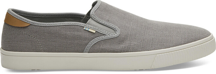 toms grey slip ons