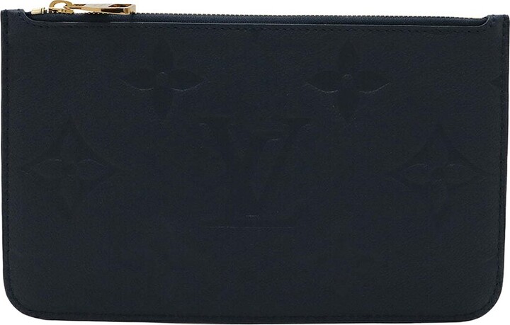 Louis Vuitton Blue Monogram Empreinte Pouch (Authentic Pre-Loved)
