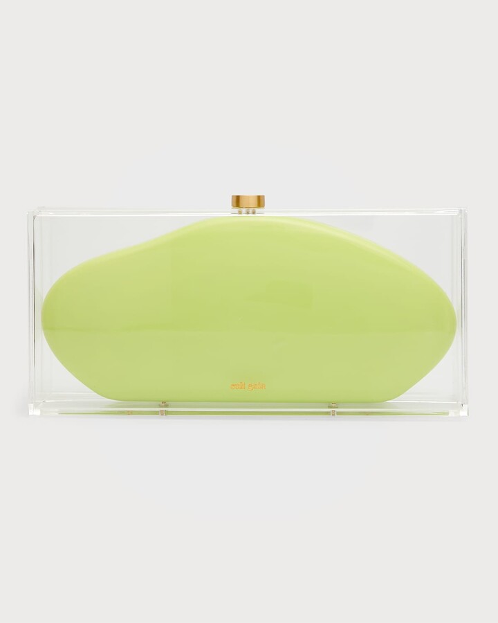 Cult Gaia Annika Clear Acrylic Clutch Bag ShopStyle