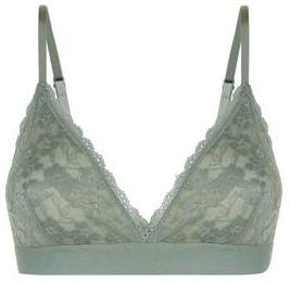 New Look Green Lace Trim Bralet