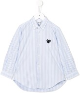 Thumbnail for your product : Comme Des Garçons Play Kids Striped Shirt