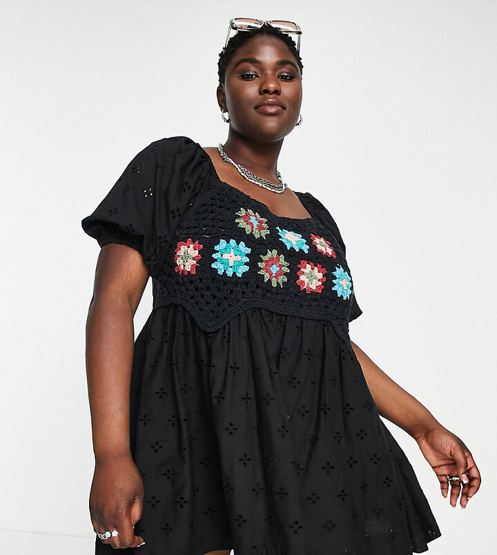 Blouse Asos Plus Dresses Buy ASOS Design Ruched Voile Puff Ball