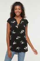 Thumbnail for your product : Ardene Basic Floral Tunic Top