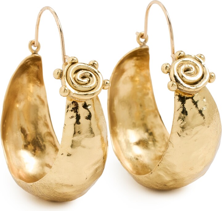Ulla Johnson Floret Drop Brass Earrings ShopStyle